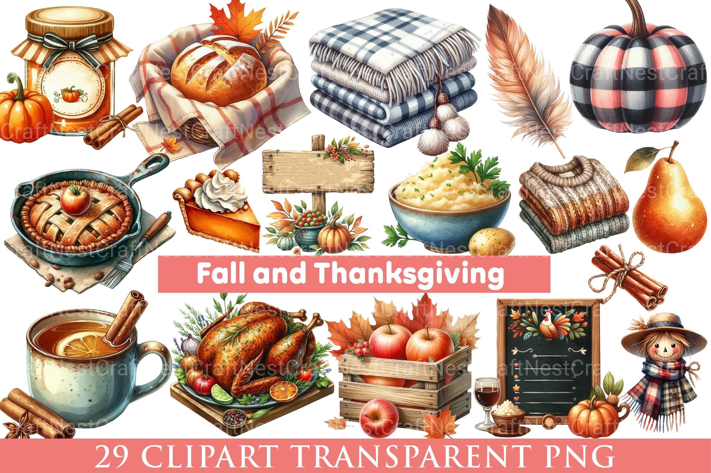 Fall and Thanksgiving Clipart