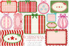 Christmas Coquette Frame Clipart Bundle