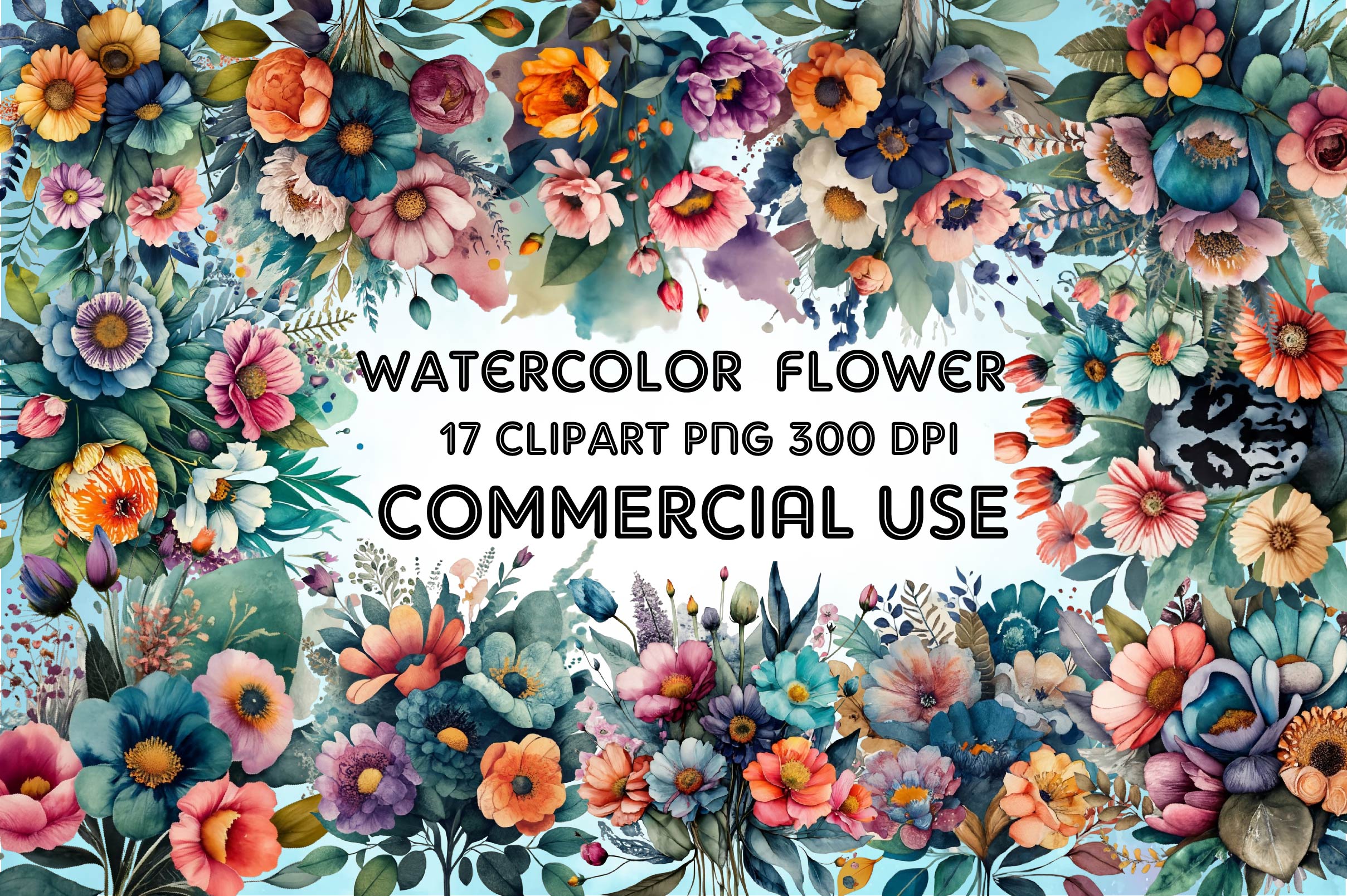 Flowers Clipart Bundle