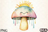 Rainbow Mushroom Clipart Bundle