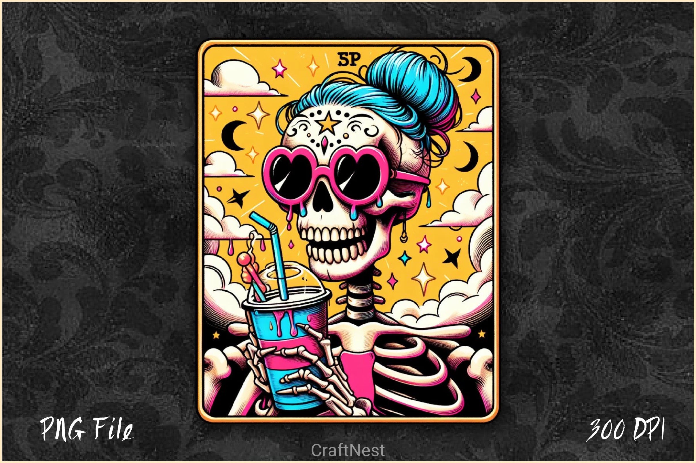 Mom Club Dropout Sassy Tarot Card Clipart Bundle 2