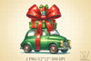 Christmas Car Clipart Bundle