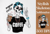 Stylish Skeleton Clipart Bundle
