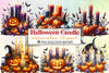 Halloween Candle Clipart Bundle