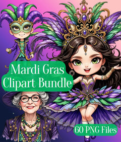 Mardi Gras Clipart Bundle - CraftNest - Digital Crafting and Art