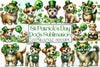 St Patrick's Day Dogs Clipart Bundle