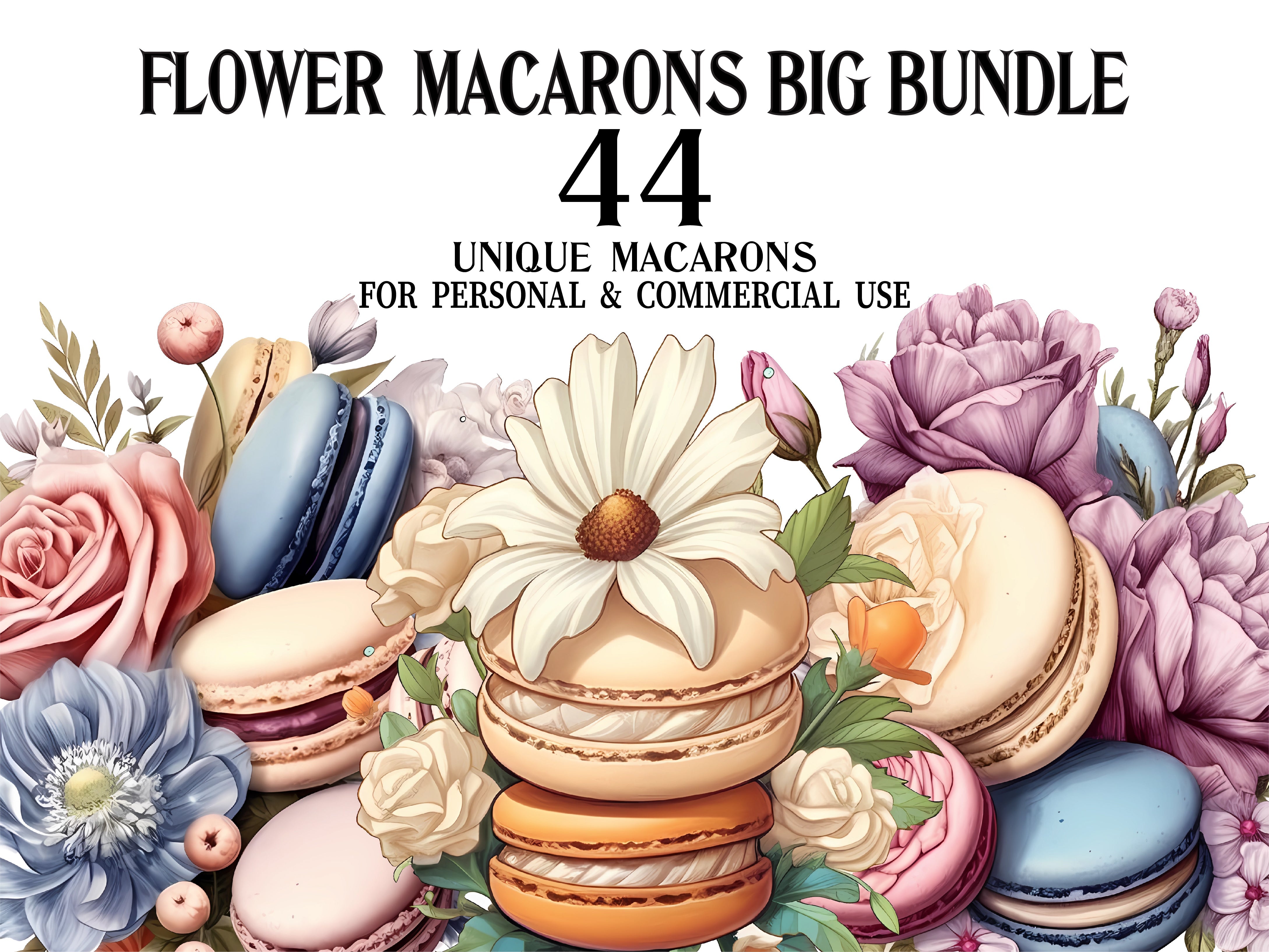 Flower Macarons
