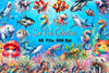 Sea Fish Collection Clipart Bundle