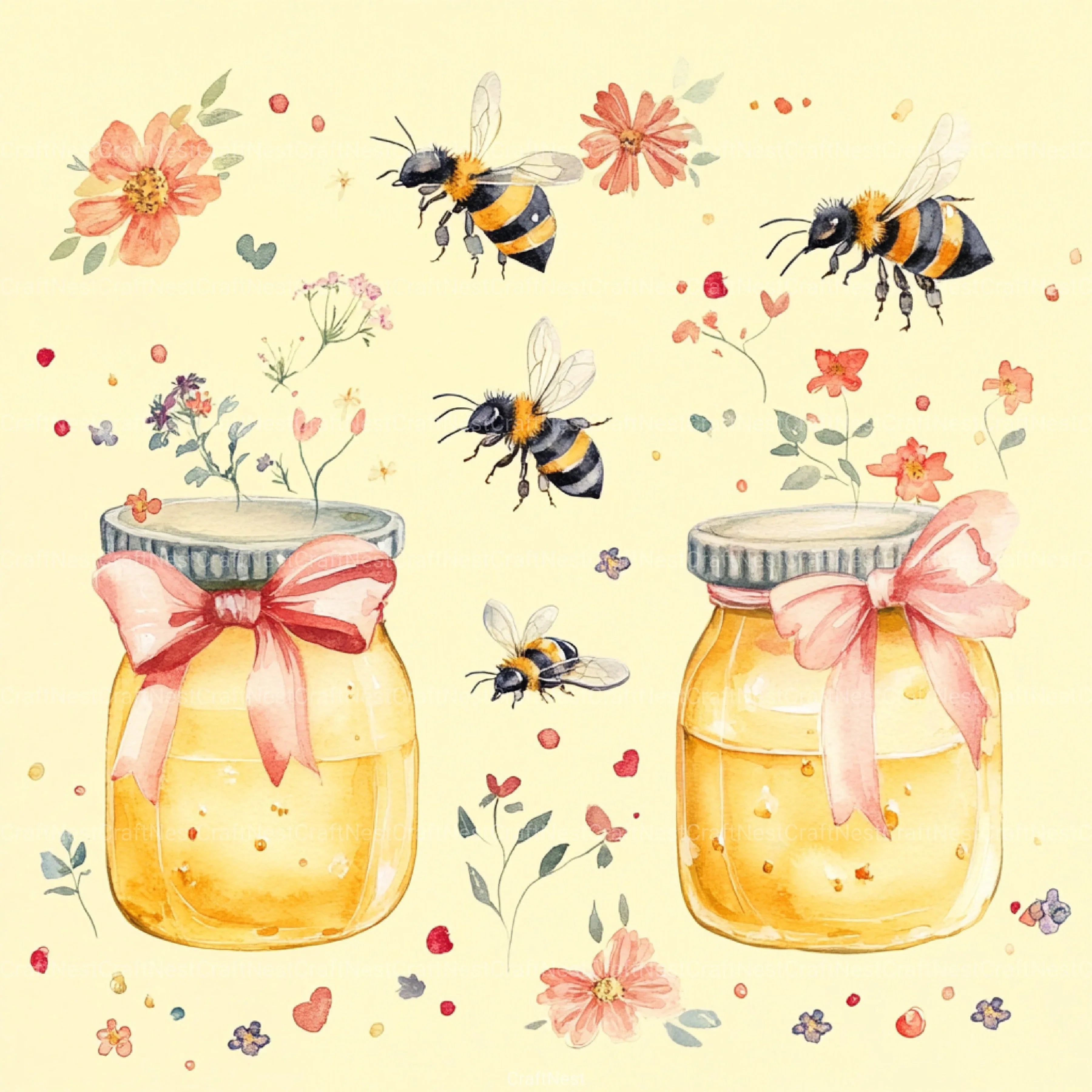 Princess Bee Digital Paper - CraftNest - Digital Crafting and Art