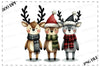 Christmas Reindeer Friends Clipart Bundle