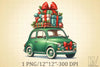Christmas Car Clipart Bundle