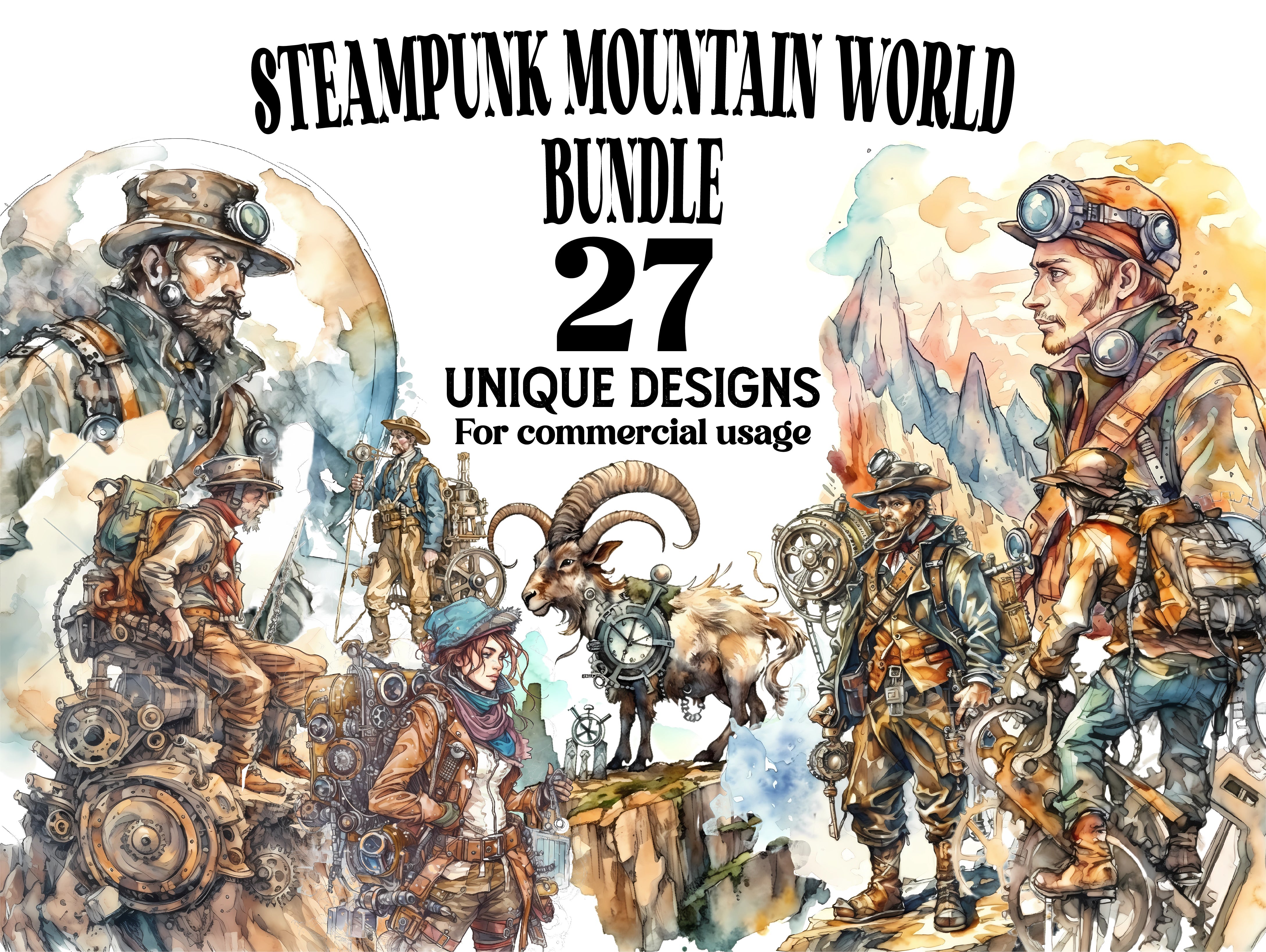 Steampunk Mountain World