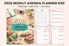 Weekly Agenda Dated Planner