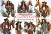 Country Girl Clipart Bundle