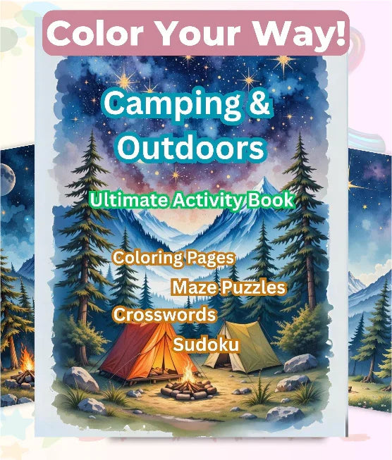 The Great Outdoors Coloring Book Bundle - CraftNest - Digital Crafting and Art