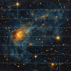 Gold Starry Grunge Digital Paper 4 - CraftNest - Digital Crafting and Art