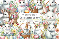Easter Bunny Clipart Bundle 27 - CraftNest - Digital Crafting and Art