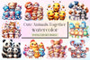 Cute Animals Together Clipart Bundle
