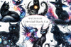 Celestial Black Cat Magic Cat Clipart Bundle 1