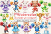 Cheerleader Animal Clipart Bundle