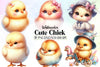 Cute Chick Clipart Bundle