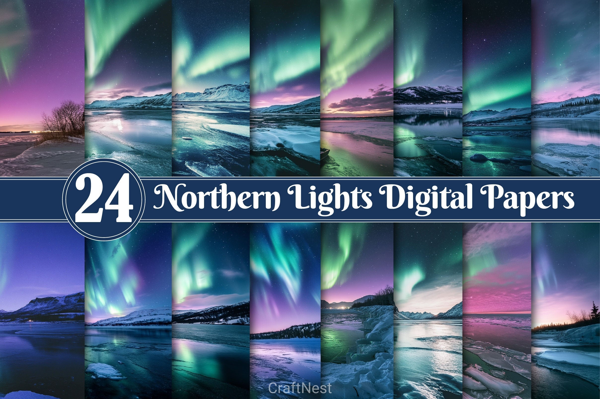 Northern Lights Digital Papers