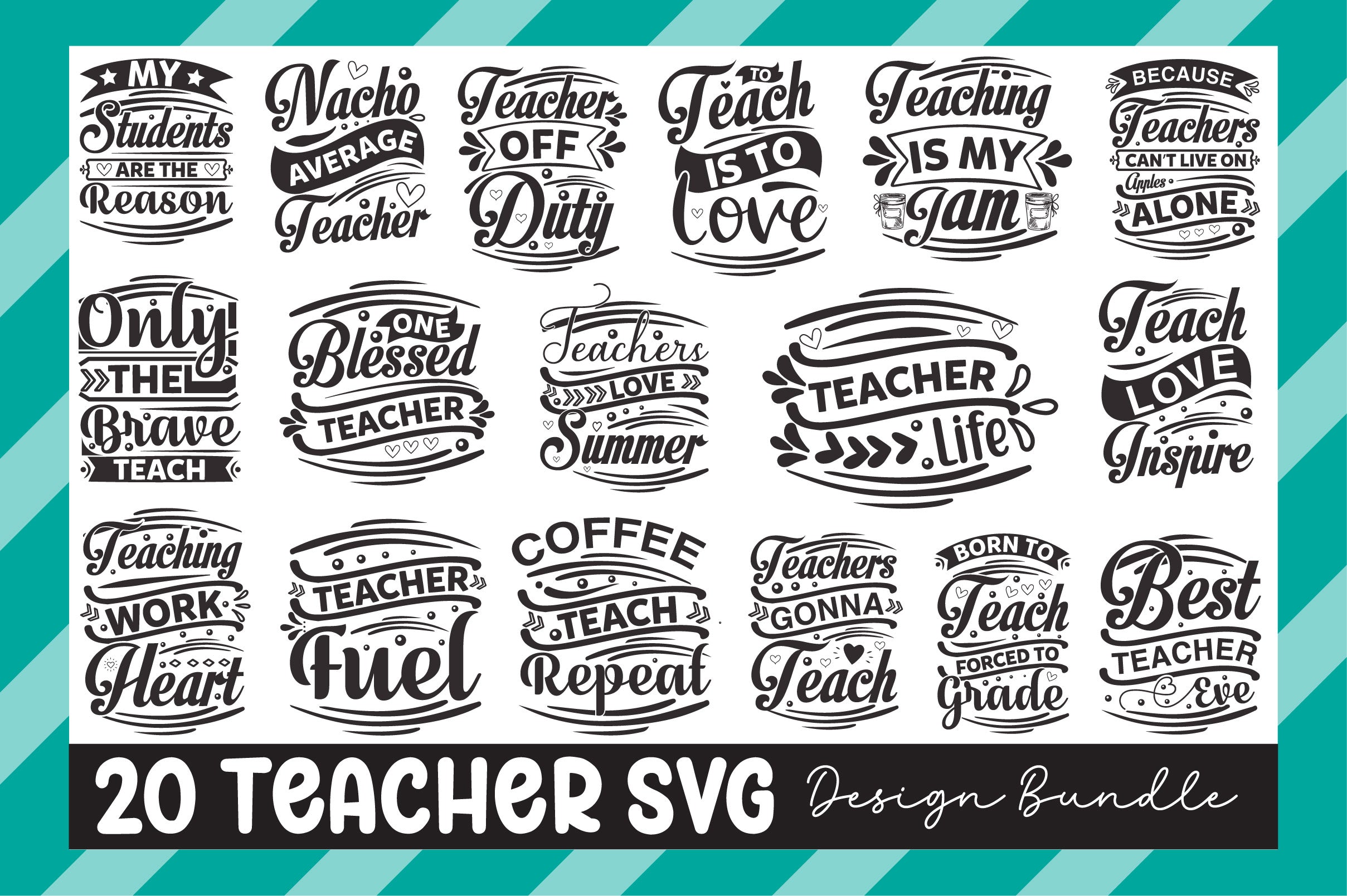 Teacher SVG Bundle 3
