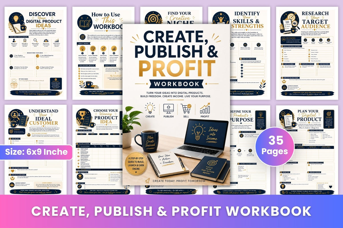 Create Publish Profit Workbook