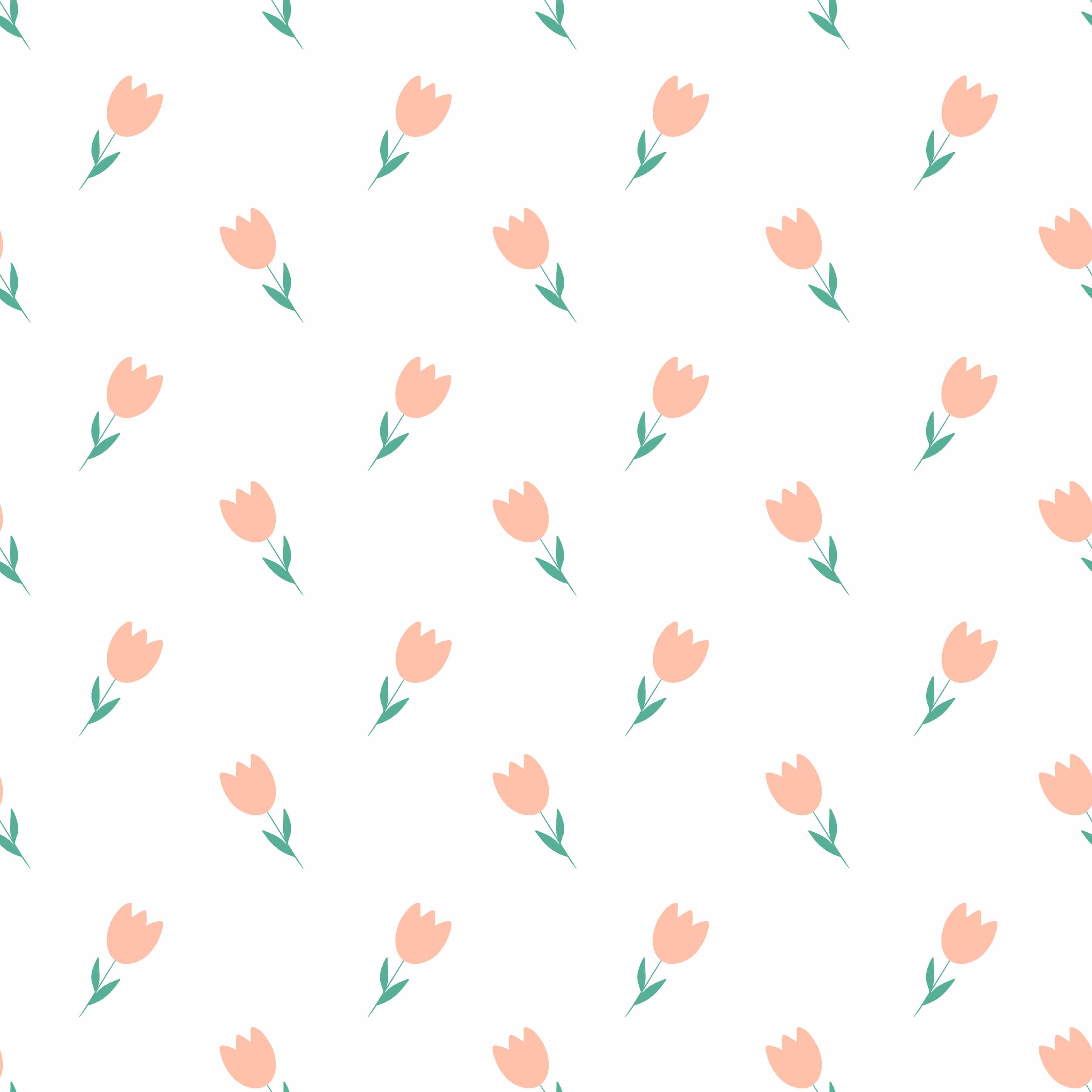 Spring Flower Seamless Digital Paper