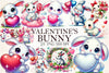 Valentine's Bunny Clipart Bundle