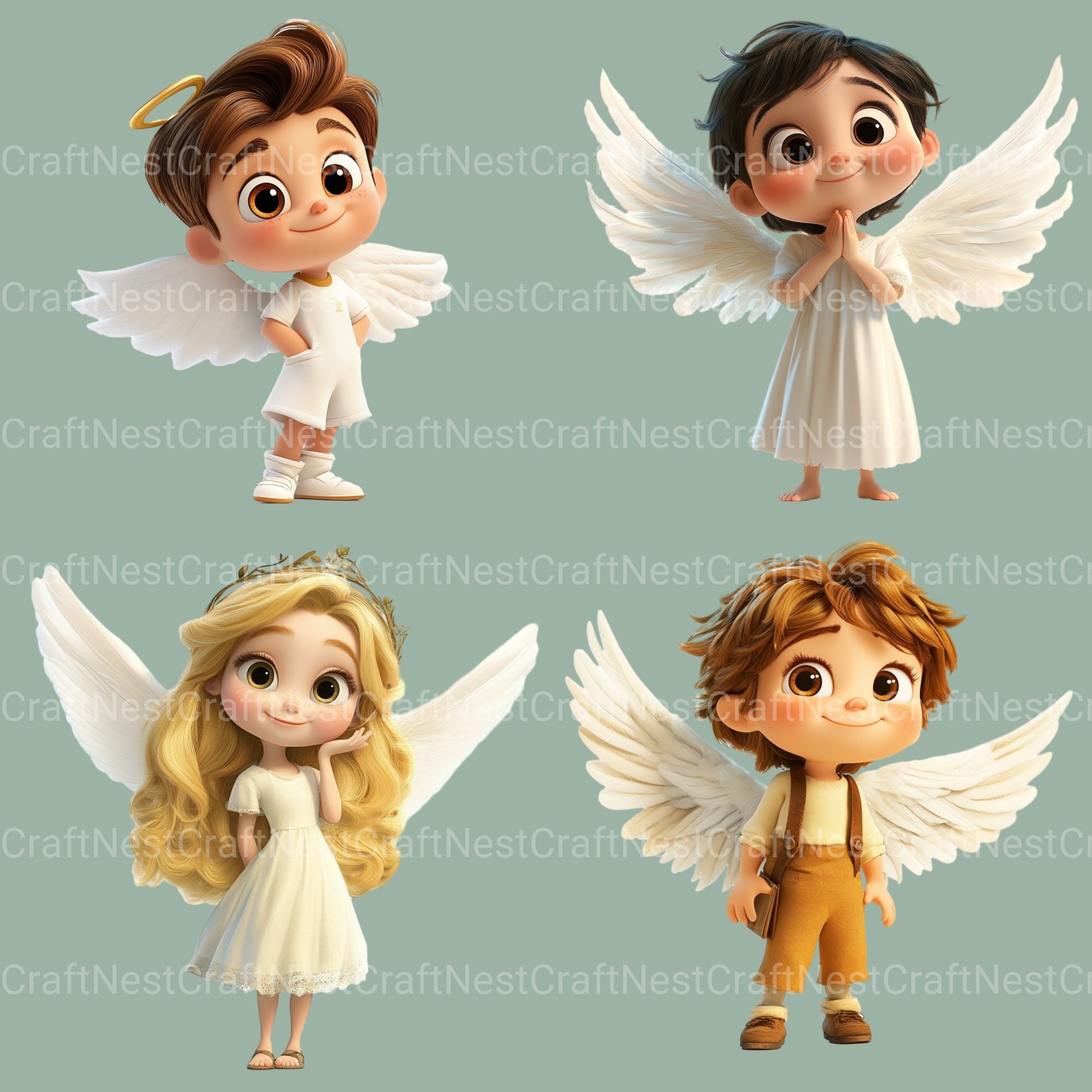 Angels Clipart Bundle
