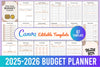 Editable Budget Planner