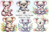 Mother's Day Koala Clipart Bundle