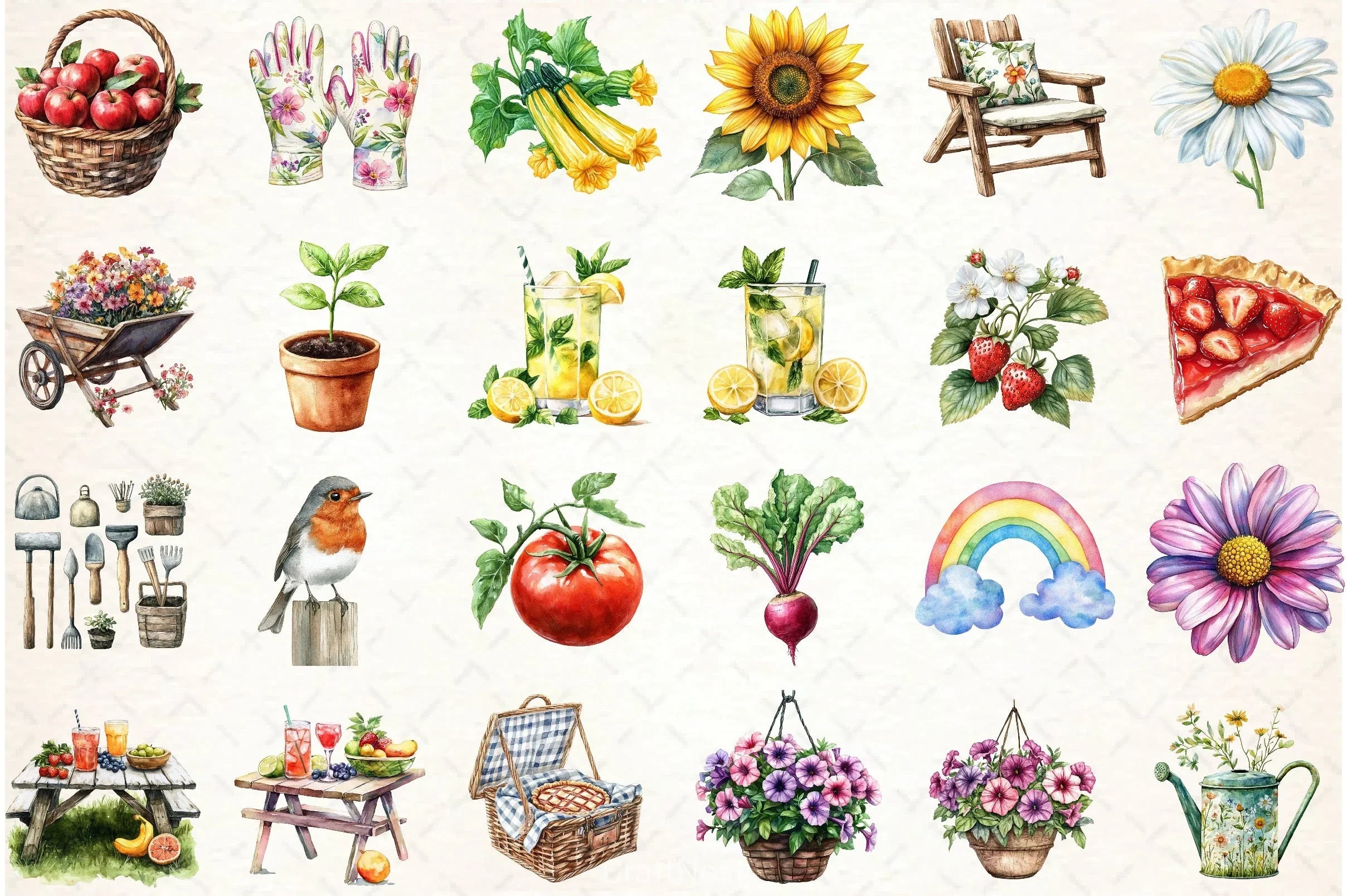Garden Clipart Bundle - CraftNest - Digital Crafting and Art