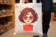 Valentine Cupid Girl Clipart Bundle - CraftNest - Digital Crafting and Art