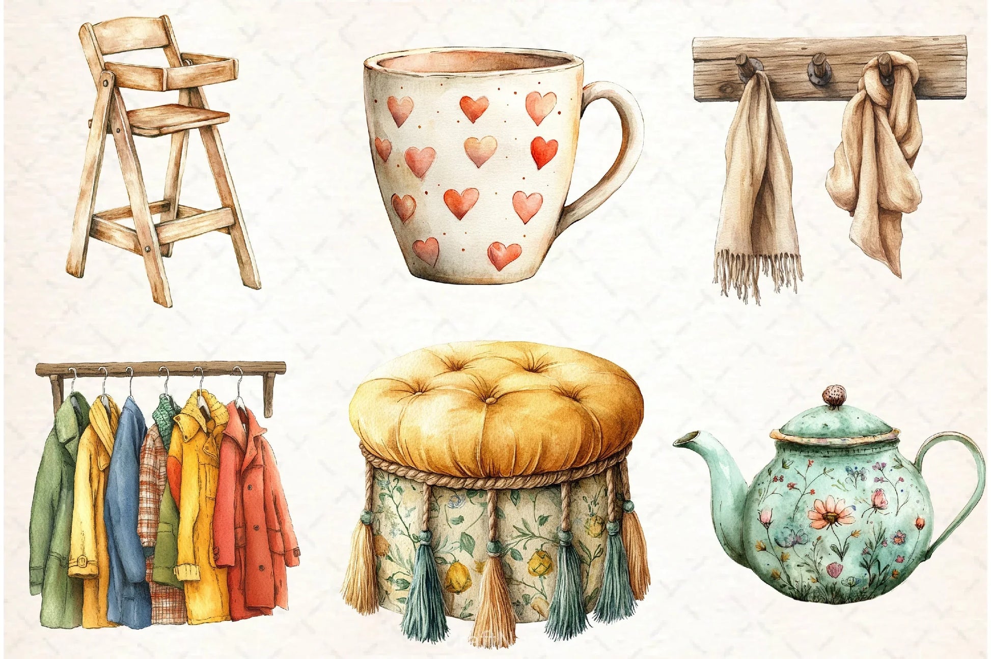 Cozy Home Decor Clipart Bundle - CraftNest - Digital Crafting and Art