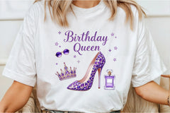 Glitter Birthday Queen Clipart Bundle - CraftNest - Digital Crafting and Art