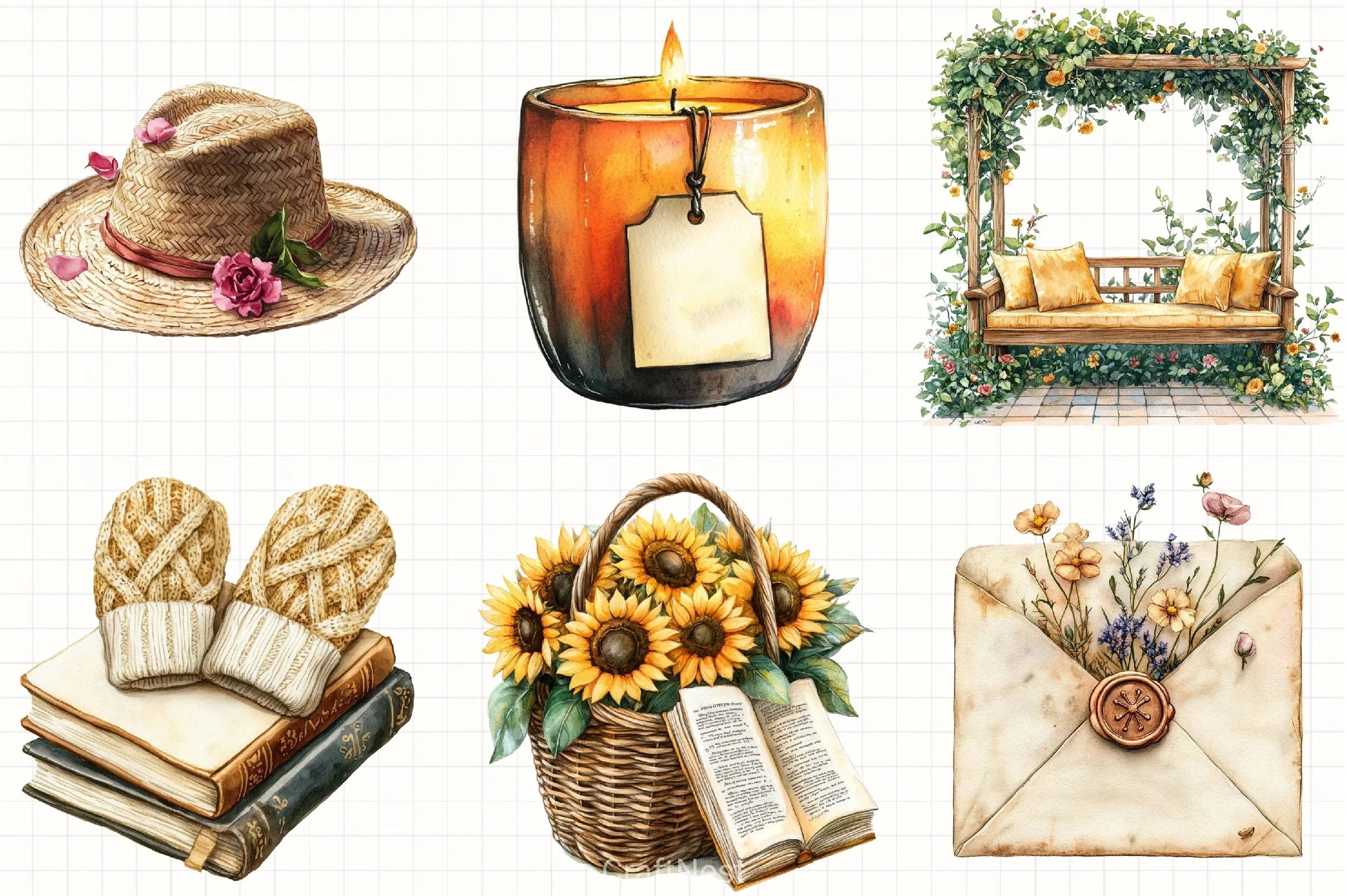 Autumn Clipart Set - CraftNest - Digital Crafting and Art