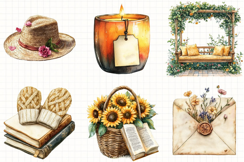 Autumn Clipart Set - CraftNest - Digital Crafting and Art