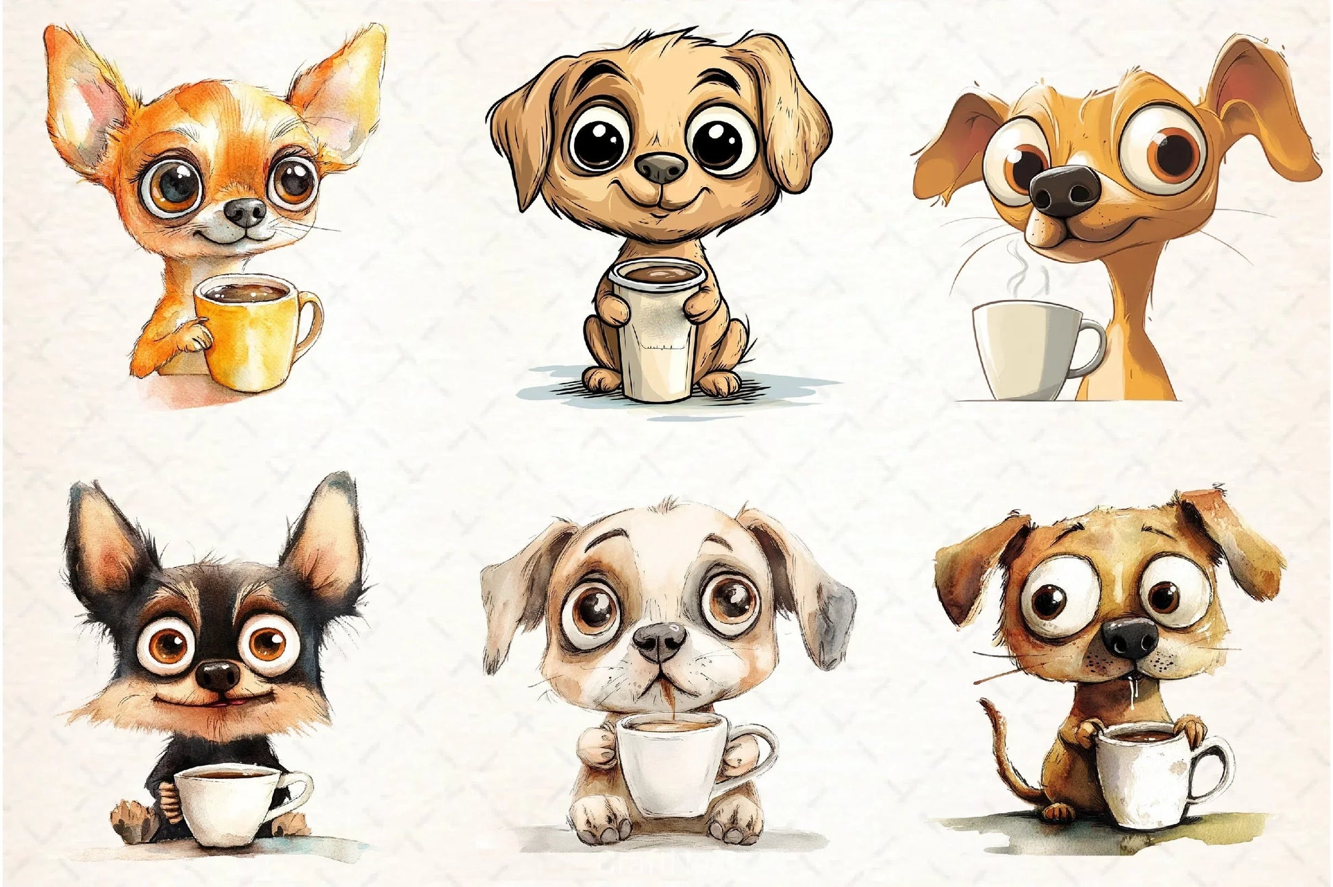 Crazy Dog Clipart Bundle - CraftNest - Digital Crafting and Art