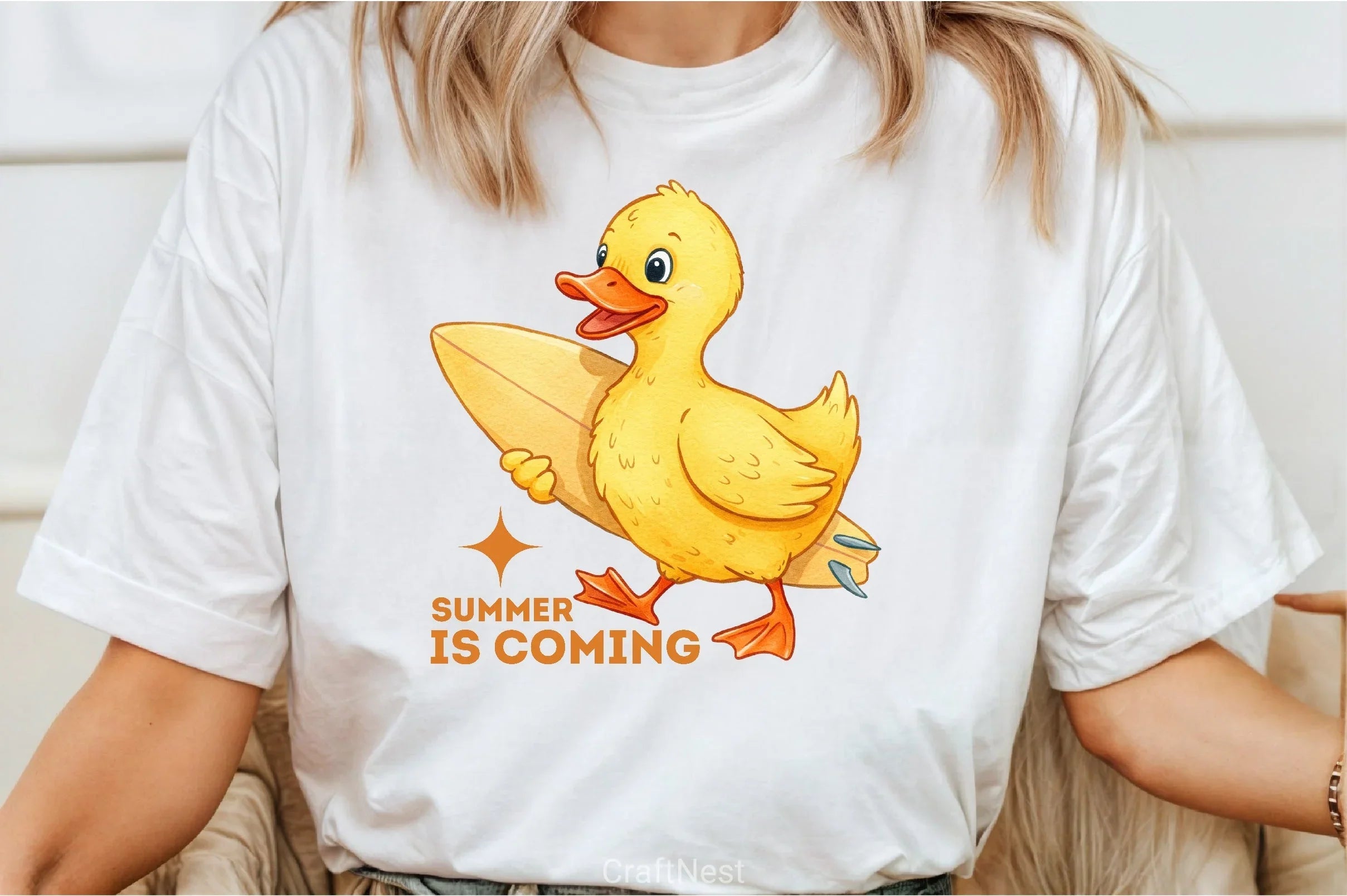 Summer Duck Clipart Bundle - CraftNest - Digital Crafting and Art