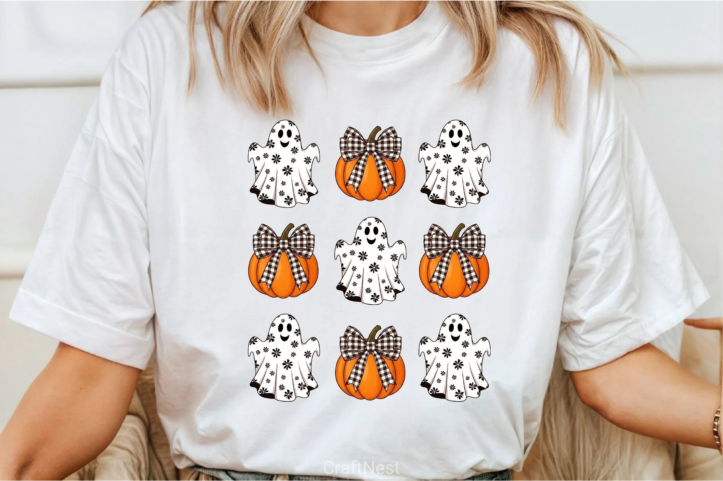 Pumpkins & Ghosts Clipart Bundle - CraftNest - Digital Crafting and Art