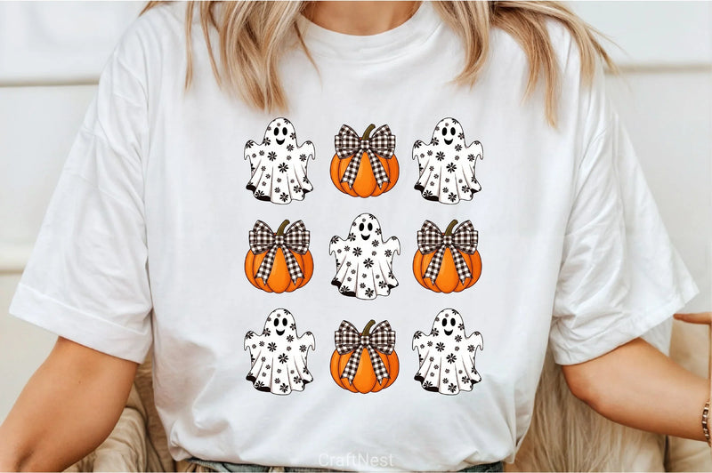 Pumpkins & Ghosts Clipart Bundle - CraftNest - Digital Crafting and Art