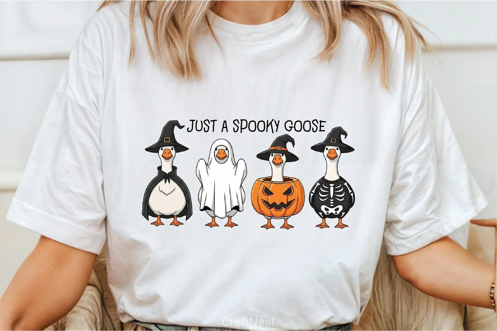 Spooky Goose Halloween Clipart Bundle - CraftNest - Digital Crafting and Art