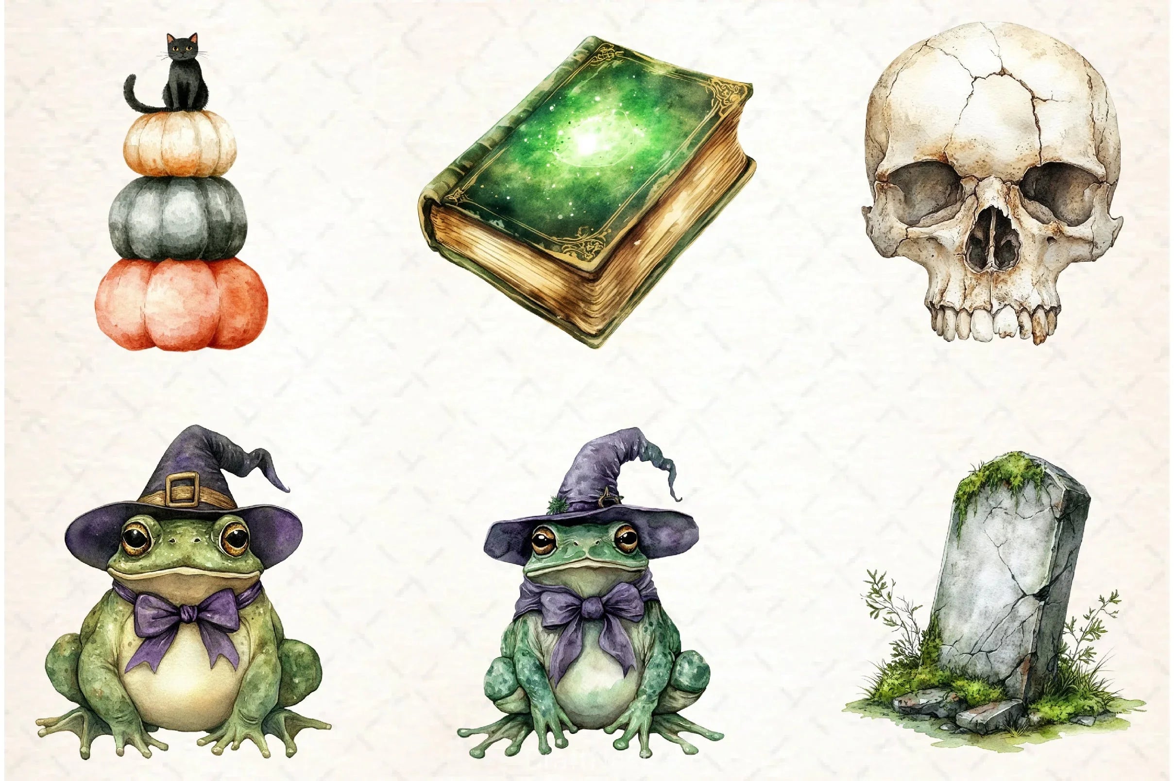 Vintage Halloween Clipart Bundle 15 - CraftNest - Digital Crafting and Art