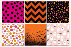 Cute Halloween Digital Paper Pack 3 - CraftNest - Digital Crafting and Art