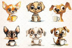 Crazy Dog Clipart Bundle 1 - CraftNest - Digital Crafting and Art