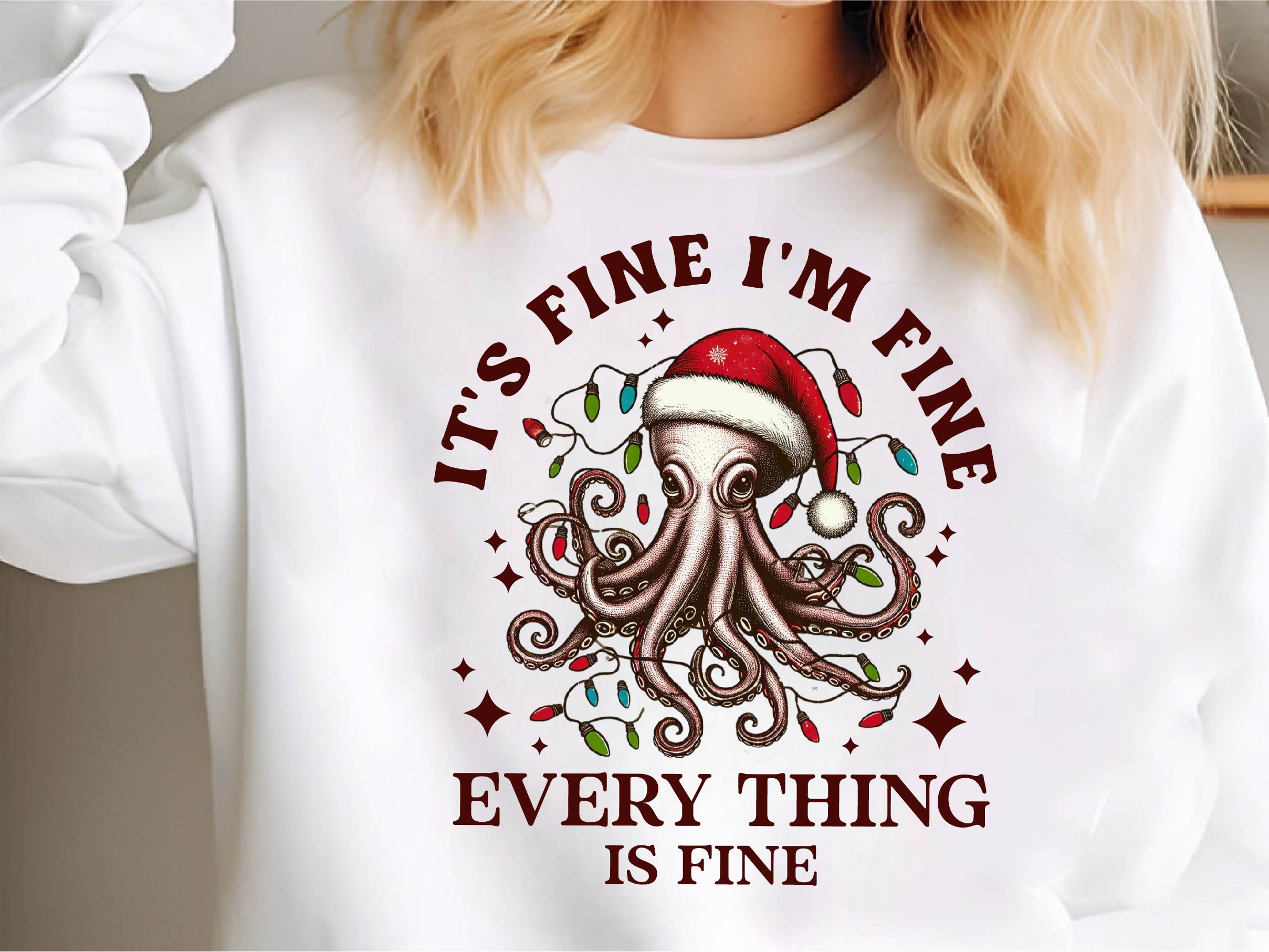 It'S Fine I'M Fine Every Thing Is Fine Clipart Bundle