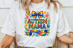 Autism Mama Shirt Clipart Bundle - CraftNest - Digital Crafting and Art