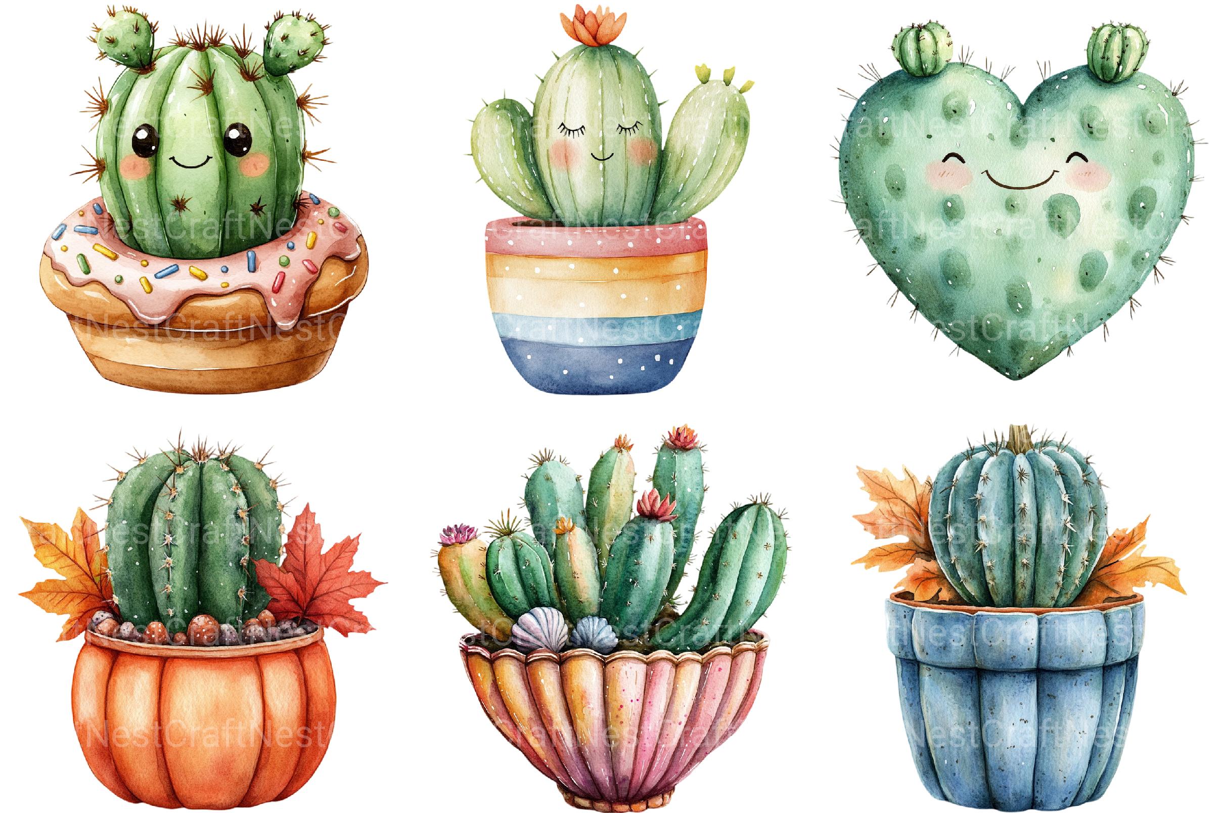 Cute Cactus Clipart